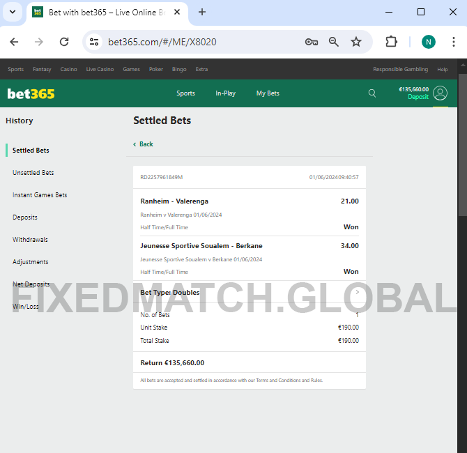 Fixed Matches HT FT