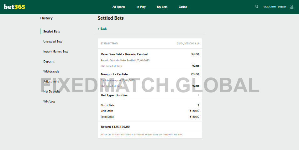 Fixed Matches HT FT