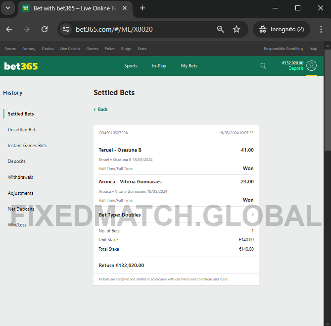 Fixed Matches HT FT