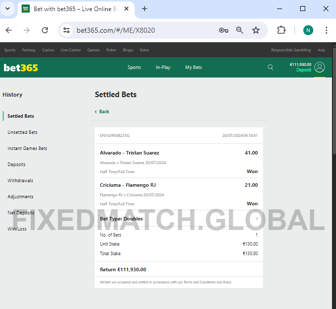 Fixed Matches HT FT